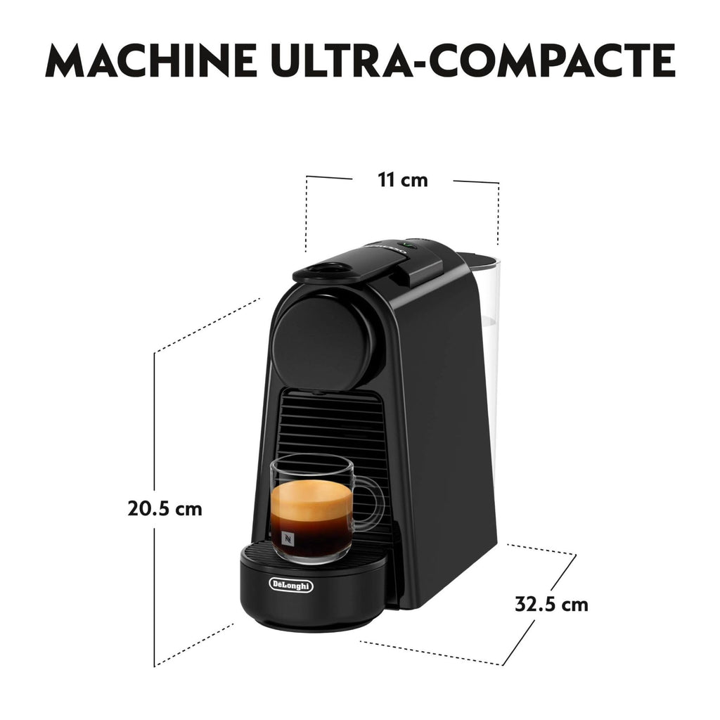 Machine à Café Essenza Mini Noir 19 Bars – Expresso & Lungo + Kit de Bienvenue | EN85.B