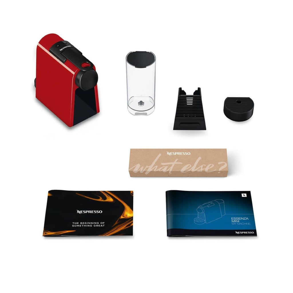Machine à Café Essenza Mini Rouge Rubis 19 Bars – Ultracompacte, Arrêt Automatique | EN85.R